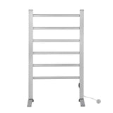 Drying Racks & Hangers: Devanti Electric Heated Towel Rail Rack 6 Bars Freestanding Clothes Dry Warmer