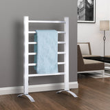 Drying Racks & Hangers: Devanti Electric Heated Towel Rail Rack 6 Bars Freestanding Clothes Dry Warmer