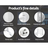 Drying Racks & Hangers: Devanti Electric Heated Towel Rail Rack 6 Bars with Timer Clothes Dry Warmer