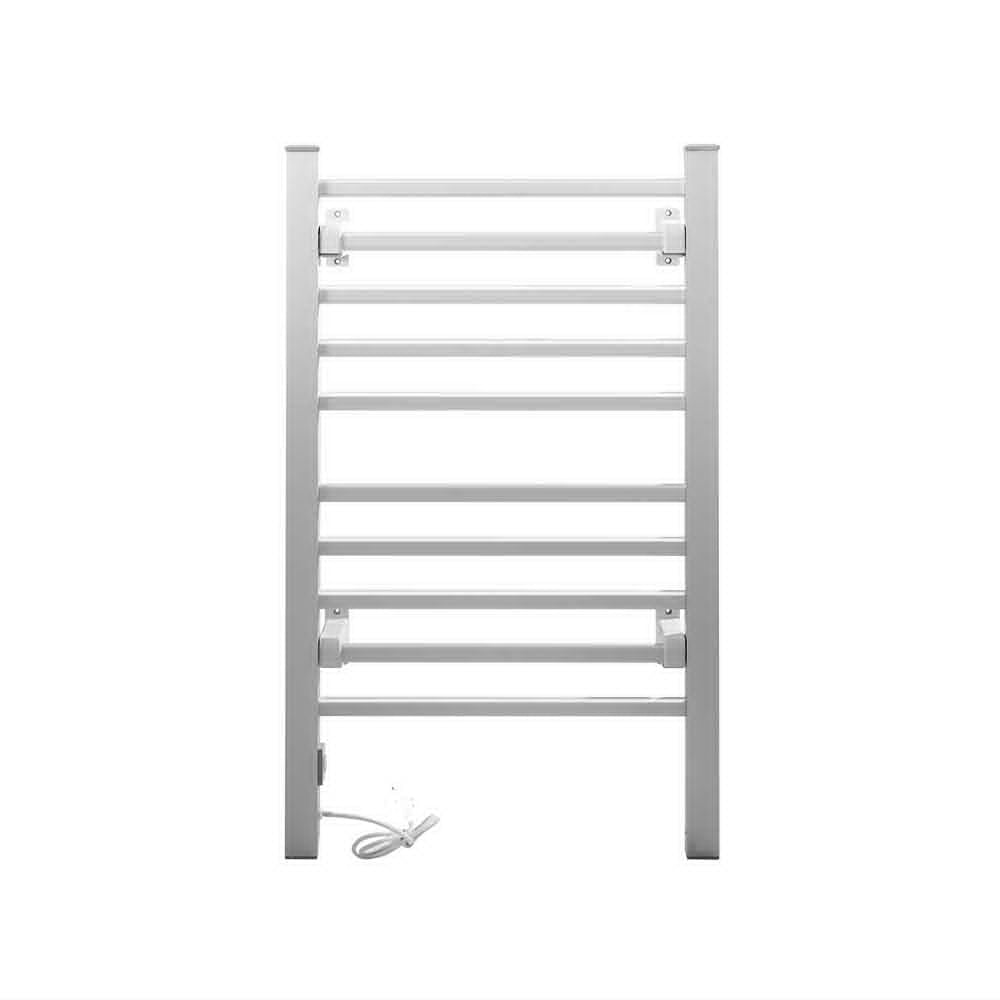 Drying Racks & Hangers: Devanti Electric Heated Towel Rail Rack 10 Bars Freestanding Clothes Dry Warmer