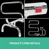 Drying Racks & Hangers: Devanti Electric Heated Towel Rail Rack 5 Bars Freestanding Clothes Dry Warmer
