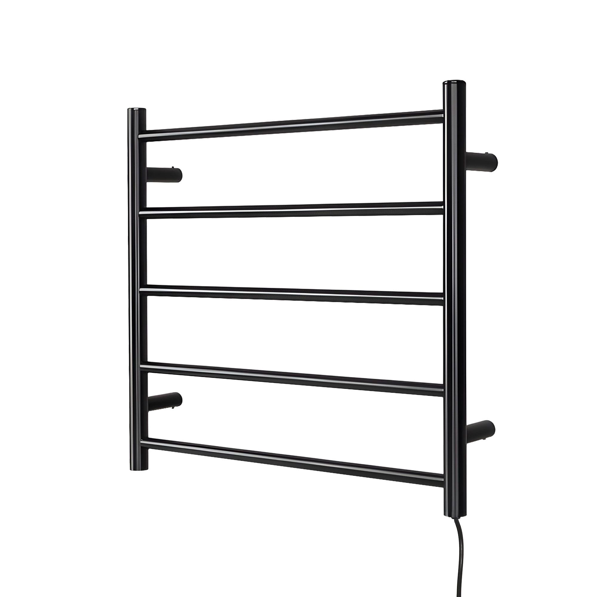 Drying Racks & Hangers: Devanti Electric Heated Towel Rail Rack 5 Bars Wall Mounted Clothes Dry Warmer