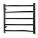 Drying Racks & Hangers: Devanti Electric Heated Towel Rail Rack 5 Bars Wall Mounted Clothes Dry Warmer