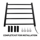 Drying Racks & Hangers: Devanti Electric Heated Towel Rail Rack 5 Bars Wall Mounted Clothes Dry Warmer