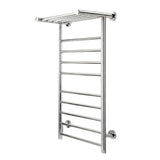 Drying Racks & Hangers: Devanti Electric Heated Towel Rail Rack 14 Bars Wall Mounted Clothes Dry Warmer