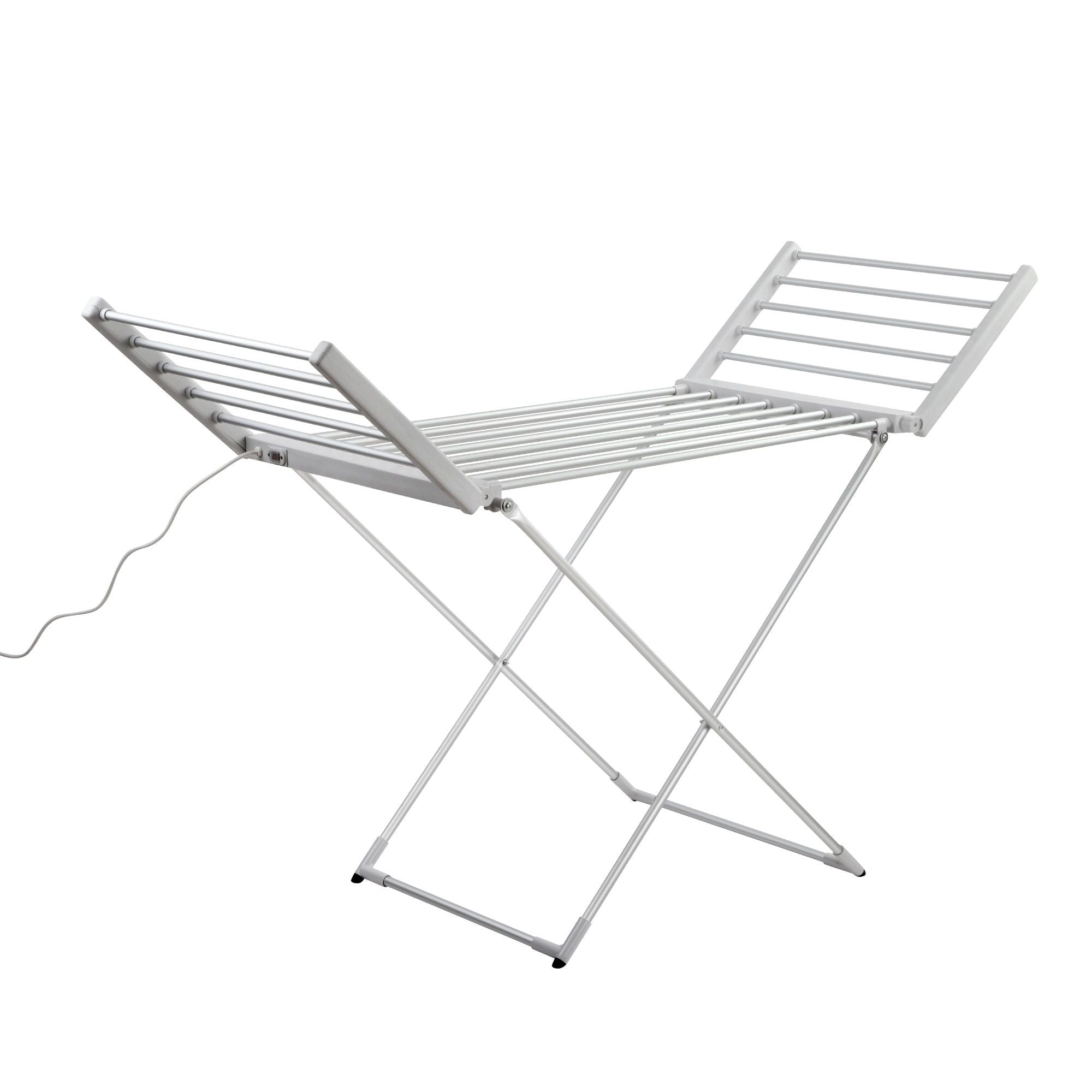 Drying Racks & Hangers: Devanti Electric Heated Towel Rail Rack 18 Bars Freestanding Clothes Dry Warmer