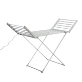 Drying Racks & Hangers: Devanti Electric Heated Towel Rail Rack 18 Bars Freestanding Clothes Dry Warmer