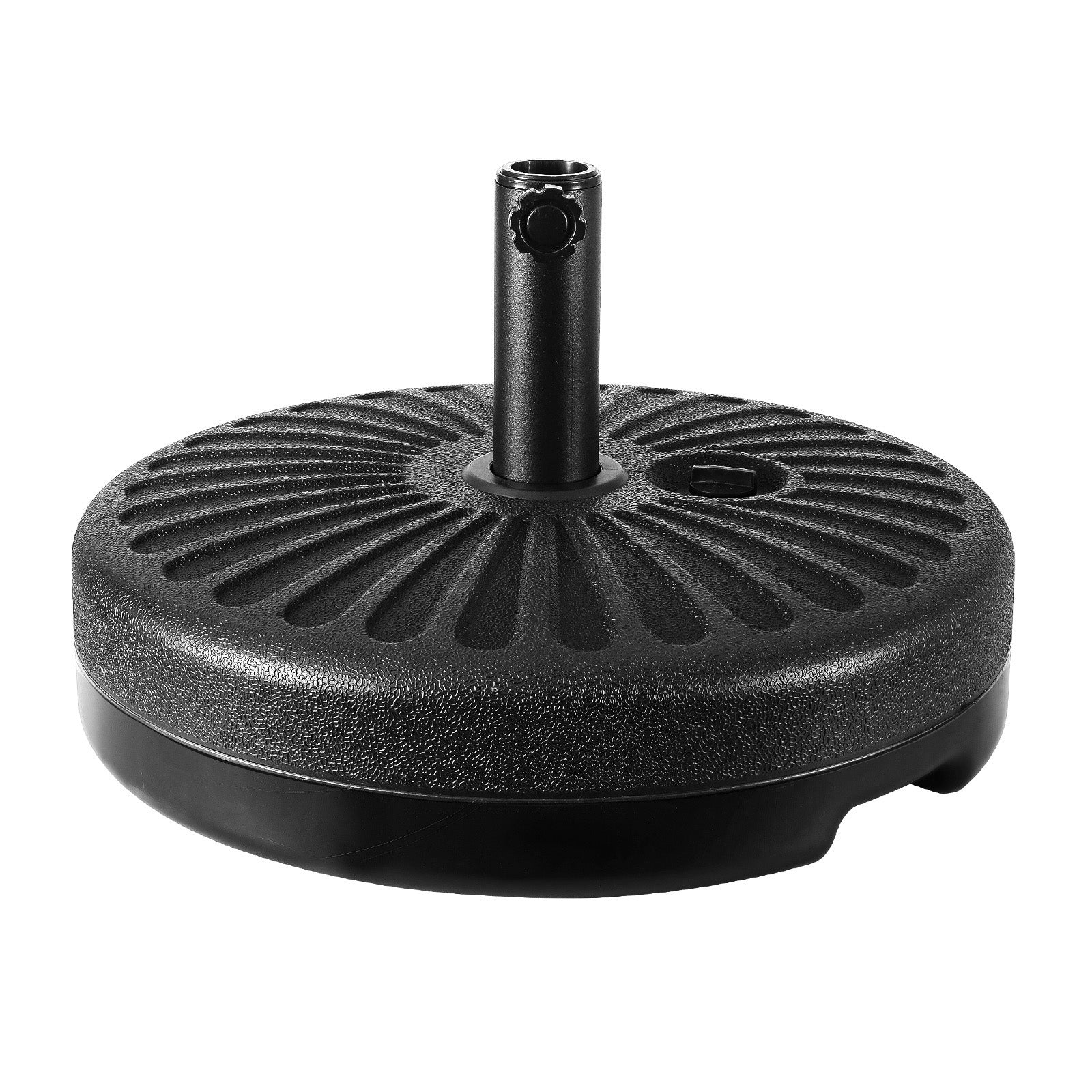 Umbrellas & Sunshades: Instahut 3m Outdoor Umbrella w/Base Pole Umbrellas Garden Sun Stand Deck Charcoal