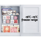 Devanti 60L Upright Freezer Fridge White