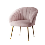 Arm Chairs & Recliners: Artiss Armchair Velvet Pink Eloise