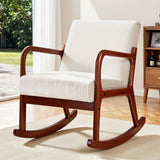 Arm Chairs & Recliners: Artiss Rocking Armchair Nursing Chair Corduroy Beige