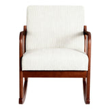 Arm Chairs & Recliners: Artiss Rocking Armchair Nursing Chair Corduroy Beige