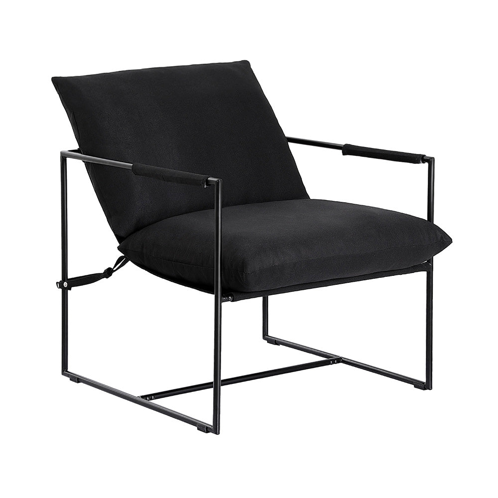 Arm Chairs & Recliners: Artiss Armchair Lounge Chair Sling Black