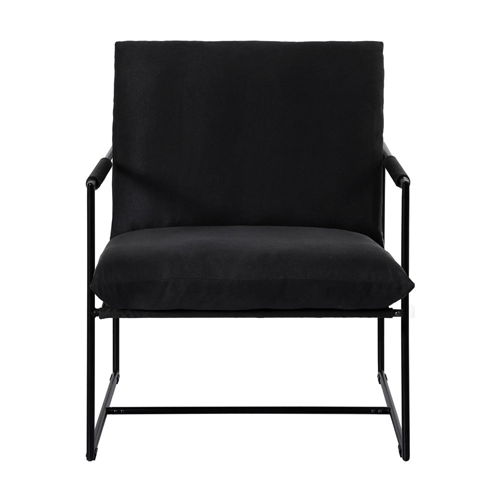 Arm Chairs & Recliners: Artiss Armchair Lounge Chair Sling Black