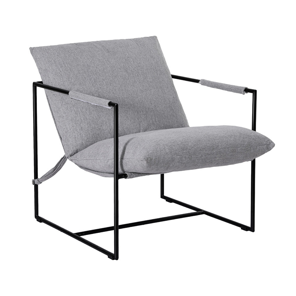 Arm Chairs & Recliners: Artiss Armchair Lounge Chair Sling Grey
