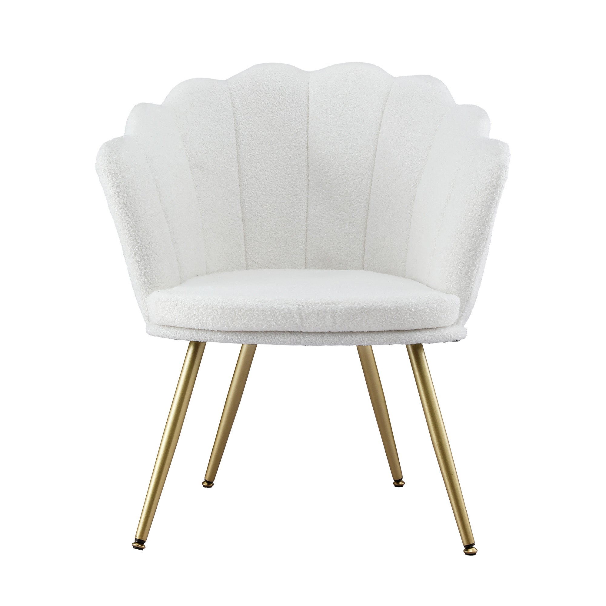 Arm Chairs & Recliners: Artiss Armchair Teddy Fleece White Callista