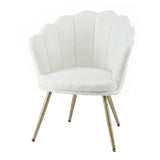 Arm Chairs & Recliners: Artiss Armchair Teddy Fleece White Callista