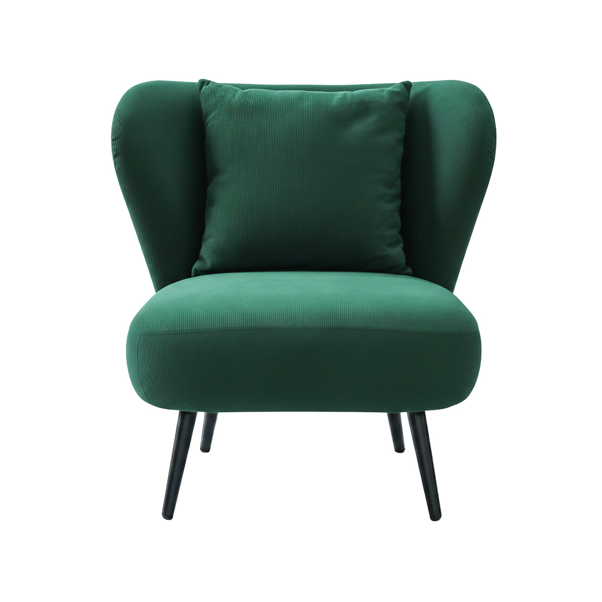 Arm Chairs & Recliners: Artiss Armchair Accent Chair Lounge Tub Sofa Couch Corduroy Velvet Green