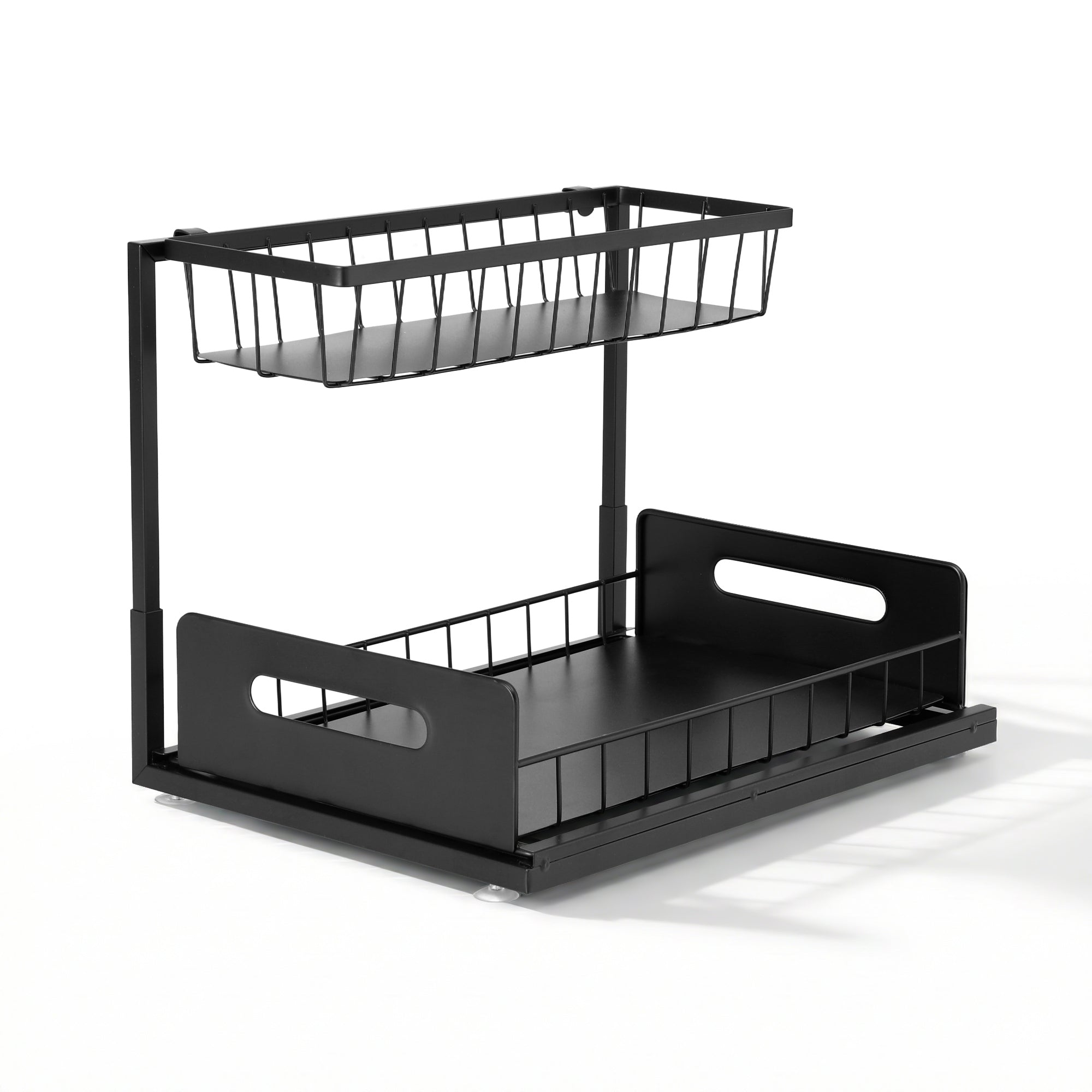 Bathroom Cabinets, Cupboards & Storage: Artiss Under Sink Organizer Storage L Shape 1 Pull Out Drawers Kitchen Cabinet Shelf
