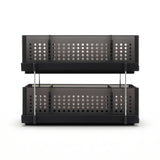 Bathroom Cabinets, Cupboards & Storage: Artiss Under Sink Organizer 2 Tier Pull Out Drawer with Removable Baskets & Divider