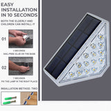 Other Outdoor Lights: Dimnezz Solar Warm White Triangle Step Lights