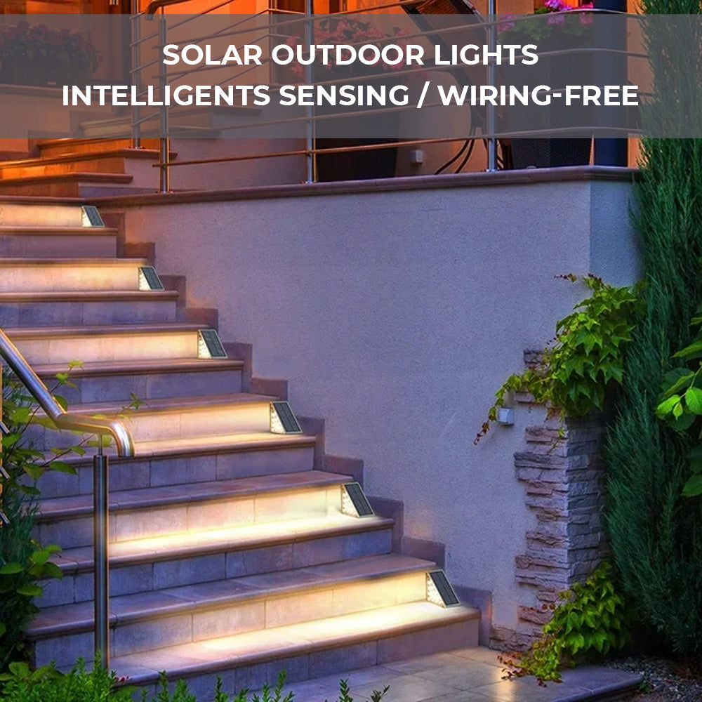 Other Outdoor Lights: Dimnezz Solar Warm White Triangle Step Lights