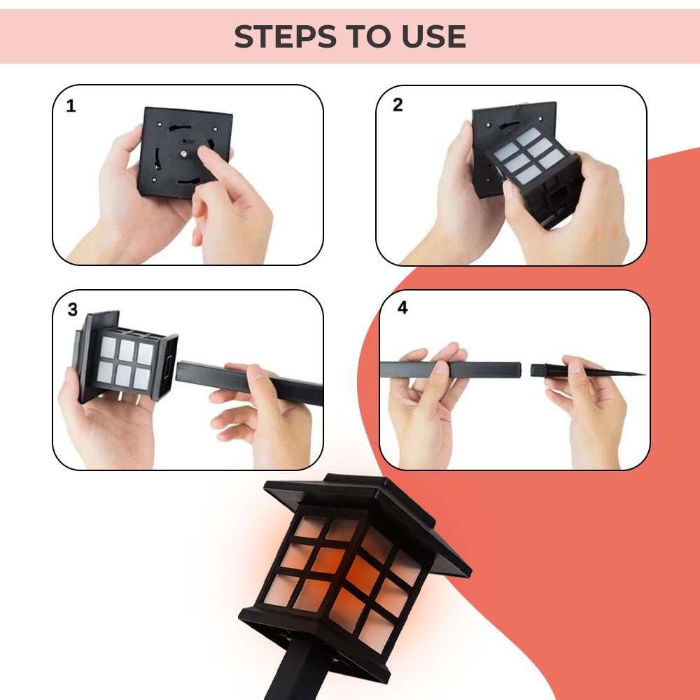 Other Outdoor Lights: Dimnezz Solar Powered Waterproof LED Stake Lights