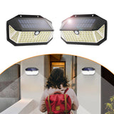 Garden Wall Lights: Dimnezz 5-Sided Human Induction Outdoor Garden LED Lamp