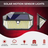 Garden Wall Lights: Dimnezz 5-Sided Human Induction Outdoor Garden LED Lamp