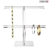Makeup Organisation & Storage: Fashyni Acrylic Jewelry Necklace and Bracelet Stand Organizer