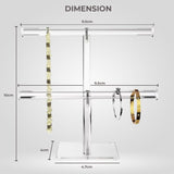 Makeup Organisation & Storage: Fashyni Acrylic Jewelry Necklace and Bracelet Stand Organizer