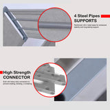 Bookcases & Shelves: Hivvago 8 Grid Storage Rack Bookshelf Organizer Lightweight Durable Shelf