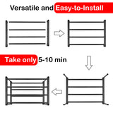 Shoe Storage: Hivvago 6 Tiers Shoe Rack Storage Organizer Shelf Adjustable Space Saver