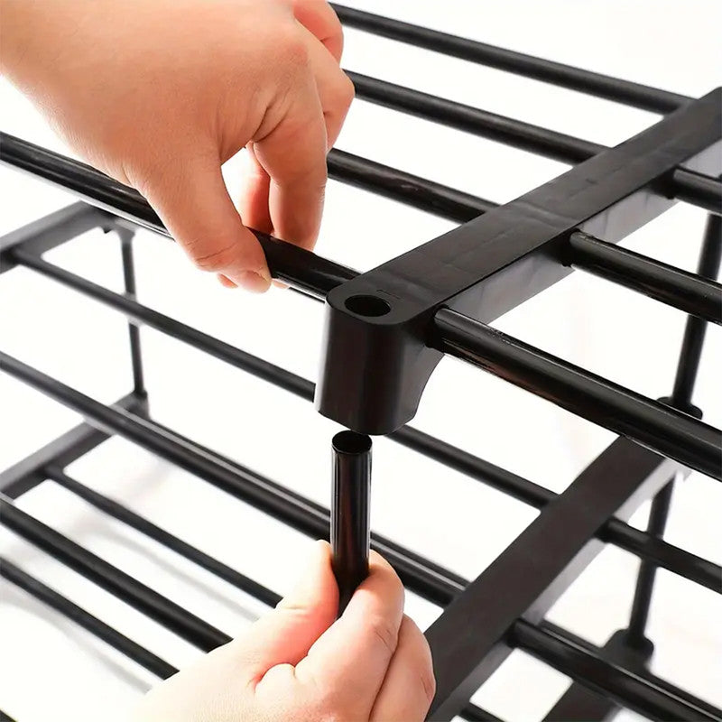 Shoe Storage: Hivvago 6 Tiers Shoe Rack Storage Organizer Shelf Adjustable Space Saver
