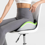 Back Care: Hivvago Memory Foam Seat Cushion  Ergonomic Support for Office, Car & Home, Grey