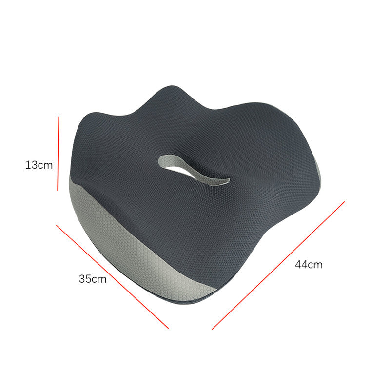 Back Care: Hivvago Memory Foam Seat Cushion  Ergonomic Support for Office, Car & Home, Grey