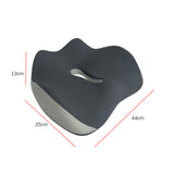 Back Care: Hivvago Memory Foam Seat Cushion  Ergonomic Support for Office, Car & Home, Grey