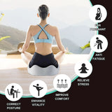 Back Care: Hivvago Memory Foam Seat Cushion  Ergonomic Support for Office, Car & Home, Grey
