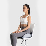 Back Care: Hivvago Memory Foam Seat Cushion  Ergonomic Support for Office, Car & Home, Grey