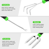 Gardening Tools: Hivvago 8-Piece Stainless Steel Garden Tool Set with Tote & Gloves