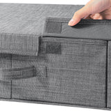 Storage Boxes: Hivvago Underbed Storage Container  Foldable Box with Lids & Label Pocket