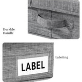 Storage Boxes: Hivvago Underbed Storage Container  Foldable Box with Lids & Label Pocket