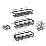 Bathroom Cabinets, Cupboards & Storage: Hivvago Stainless Steel Bathroom Organizer with Adhesive Shelves