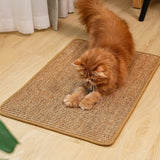 Cat Scratchers: PupLily Natural Sisal Cat Scratch Mat, 40 X 60 CM