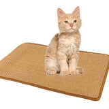 Cat Scratchers: PupLily Natural Sisal Cat Scratch Mat, 40 X 60 CM