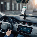 Car Mounts: Urbanoki 4 in 1 Car Phone Holder Dashboard Windshield Vent Mount for All Phones - Black