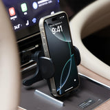 Car Mounts: Urbanoki 4 in 1 Car Phone Holder Dashboard Windshield Vent Mount for All Phones - Black
