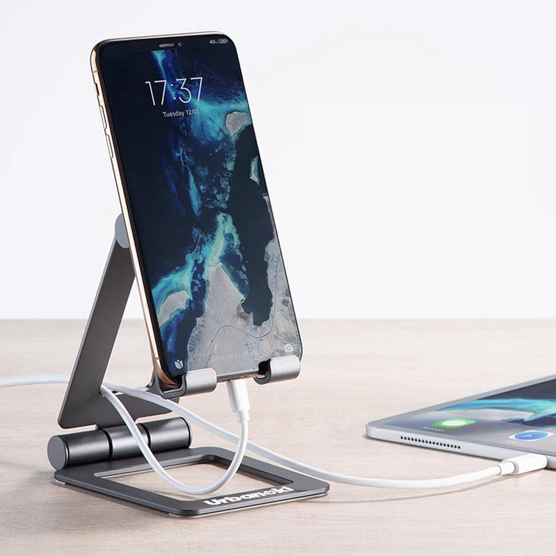 Car Mounts: Urbanoki Portable Phone Tablet Stand Dual Folding Desk Travel Cradle Dock