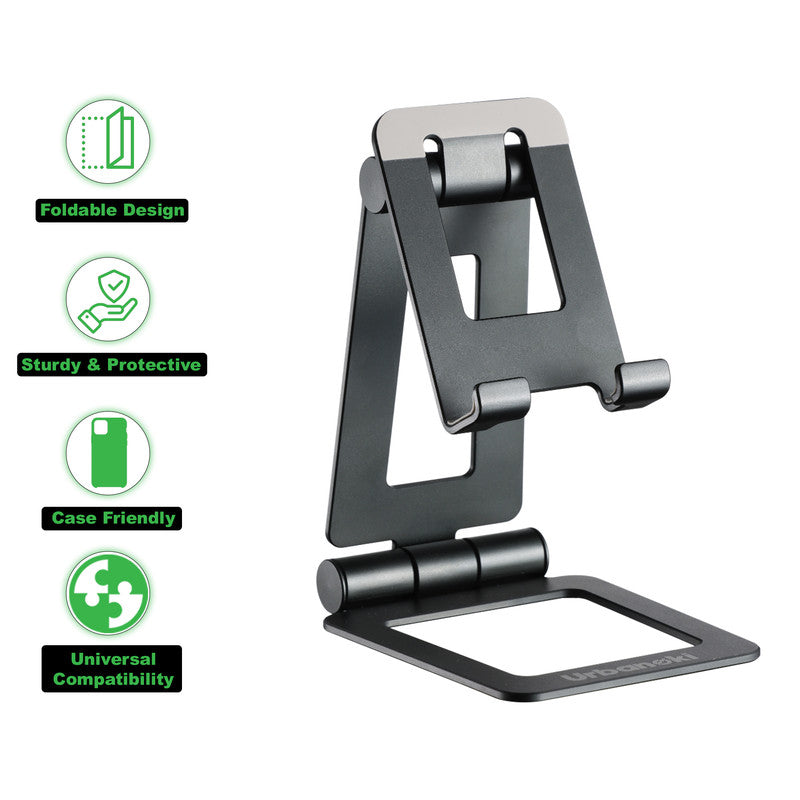 Car Mounts: Urbanoki Portable Phone Tablet Stand Dual Folding Desk Travel Cradle Dock