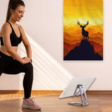 Car Mounts: Urbanoki Portable Phone Tablet Stand Dual Folding Desk Travel Cradle Dock
